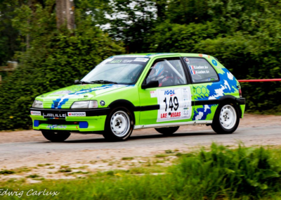 Livrée graphique Peugeot 106 N1 phase 1 Edouard Leclerc Motorsport Graphic Design