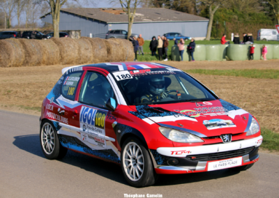 Livrée graphique Peugeot 206 RC A7 Guillaume Leclercq GSA compétition Motorsport Graphic Design