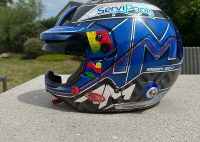 Déco graphique Casques Bell Jet Amaury Molle Mikovic Designs Motorsport Graphic Design