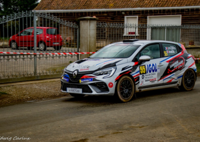 Livrée graphique Renault Clio Rally4 Romain Leclercq Motorsport Graphic Design